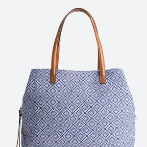 Street Level Anchorage Diamond Printed Tote